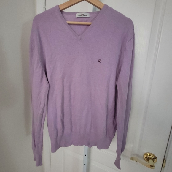 Carolina Herrera Wool Silk Cashmere Sweater  XL - Picture 1 of 6